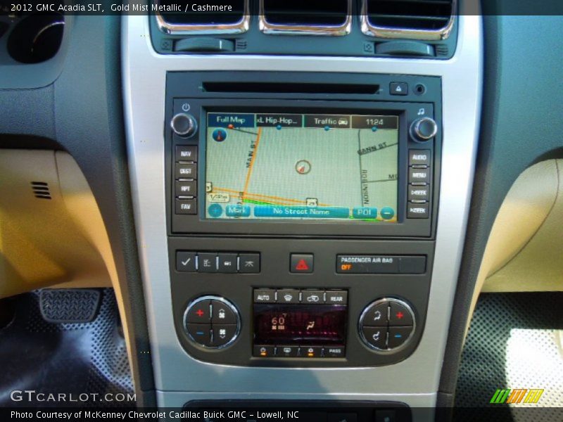 Gold Mist Metallic / Cashmere 2012 GMC Acadia SLT