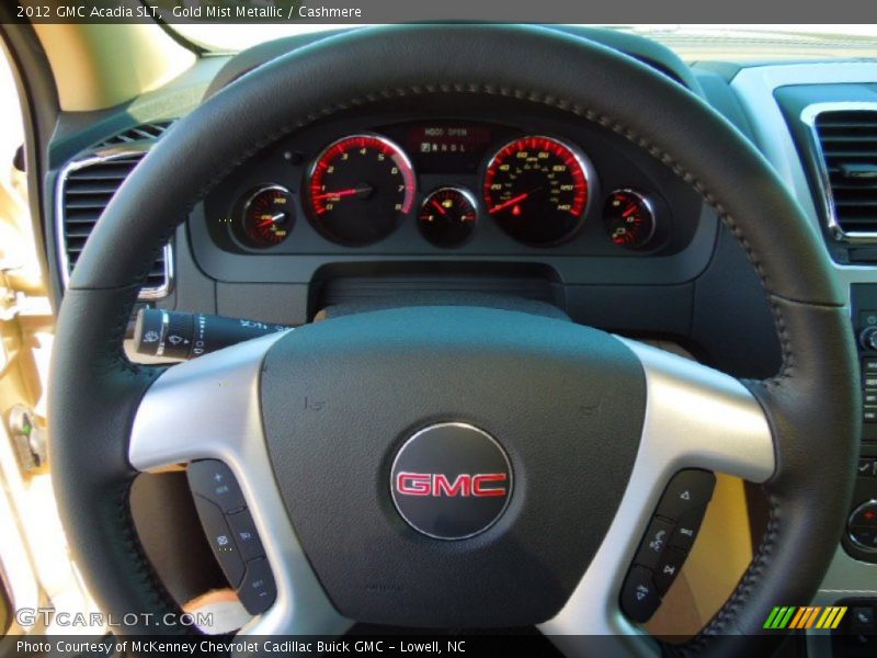 Gold Mist Metallic / Cashmere 2012 GMC Acadia SLT
