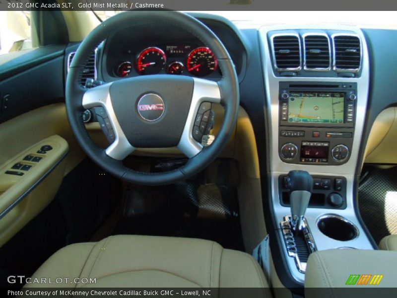 Gold Mist Metallic / Cashmere 2012 GMC Acadia SLT