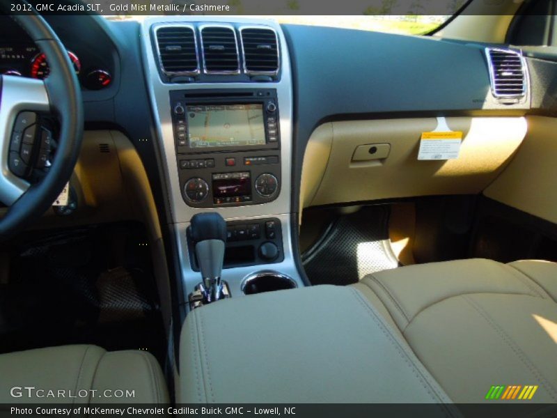 Gold Mist Metallic / Cashmere 2012 GMC Acadia SLT