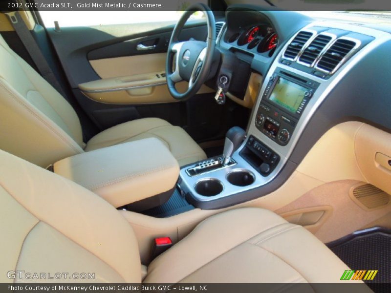 Gold Mist Metallic / Cashmere 2012 GMC Acadia SLT