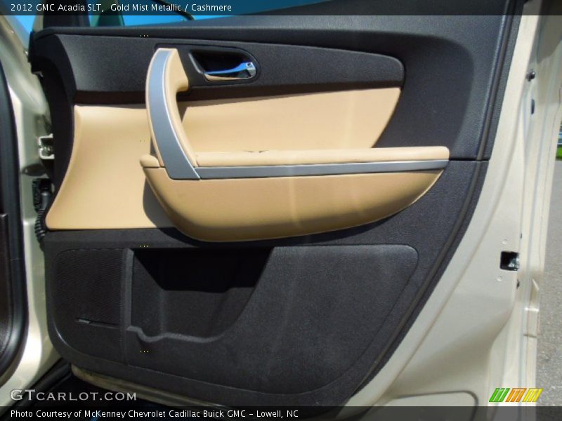 Gold Mist Metallic / Cashmere 2012 GMC Acadia SLT