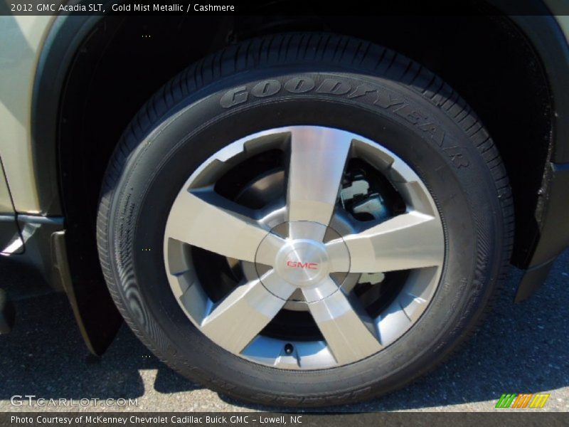 Gold Mist Metallic / Cashmere 2012 GMC Acadia SLT