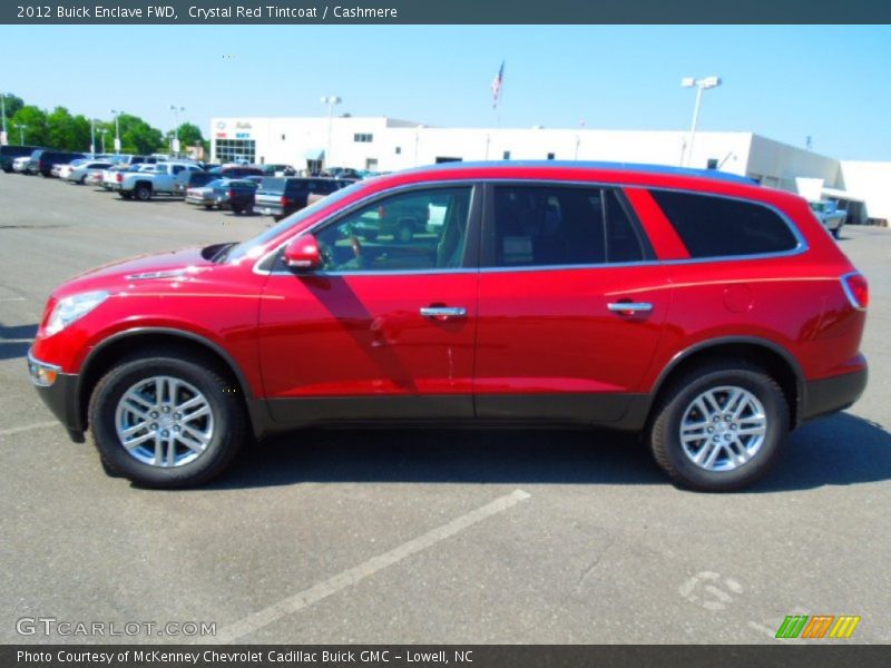 Crystal Red Tintcoat / Cashmere 2012 Buick Enclave FWD