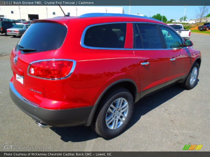 Crystal Red Tintcoat / Cashmere 2012 Buick Enclave FWD