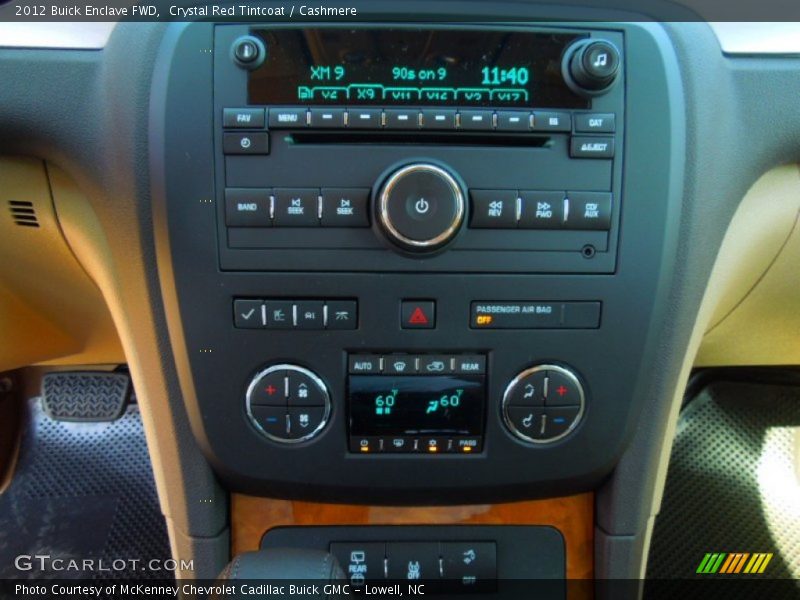 Controls of 2012 Enclave FWD