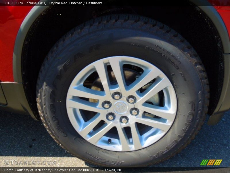 Crystal Red Tintcoat / Cashmere 2012 Buick Enclave FWD
