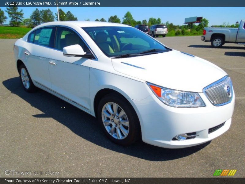 Summit White / Cashmere 2012 Buick LaCrosse FWD