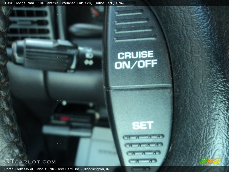 Flame Red / Gray 1998 Dodge Ram 2500 Laramie Extended Cab 4x4