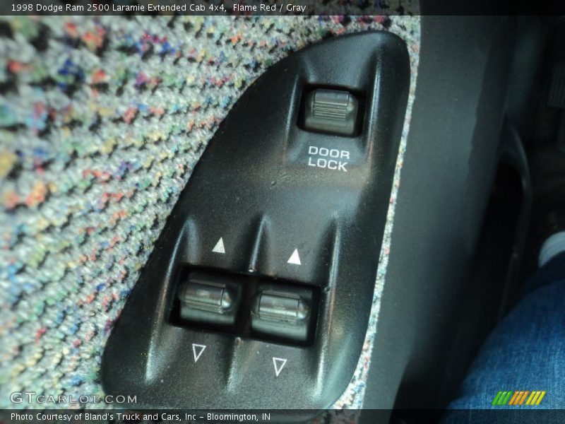 Flame Red / Gray 1998 Dodge Ram 2500 Laramie Extended Cab 4x4