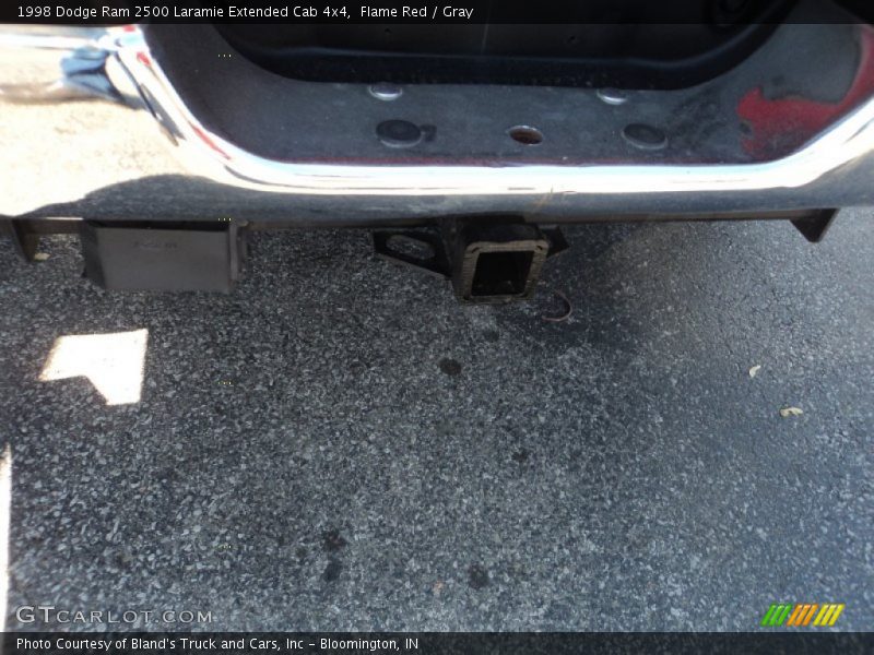 Flame Red / Gray 1998 Dodge Ram 2500 Laramie Extended Cab 4x4