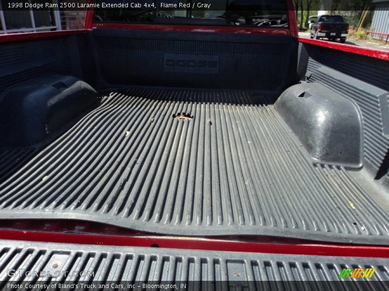 Flame Red / Gray 1998 Dodge Ram 2500 Laramie Extended Cab 4x4