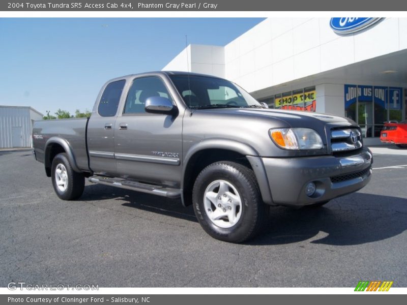 Phantom Gray Pearl / Gray 2004 Toyota Tundra SR5 Access Cab 4x4
