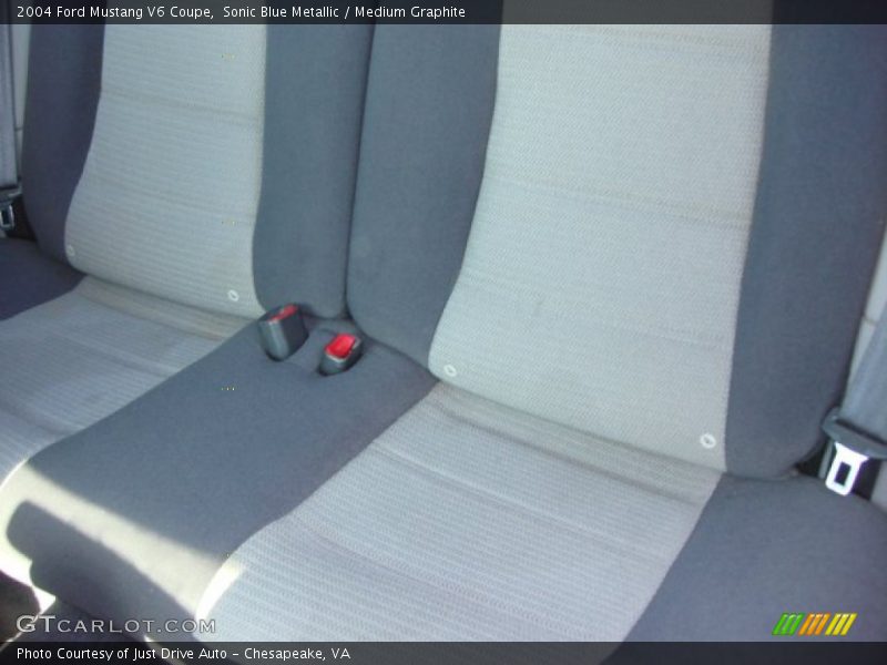 Sonic Blue Metallic / Medium Graphite 2004 Ford Mustang V6 Coupe