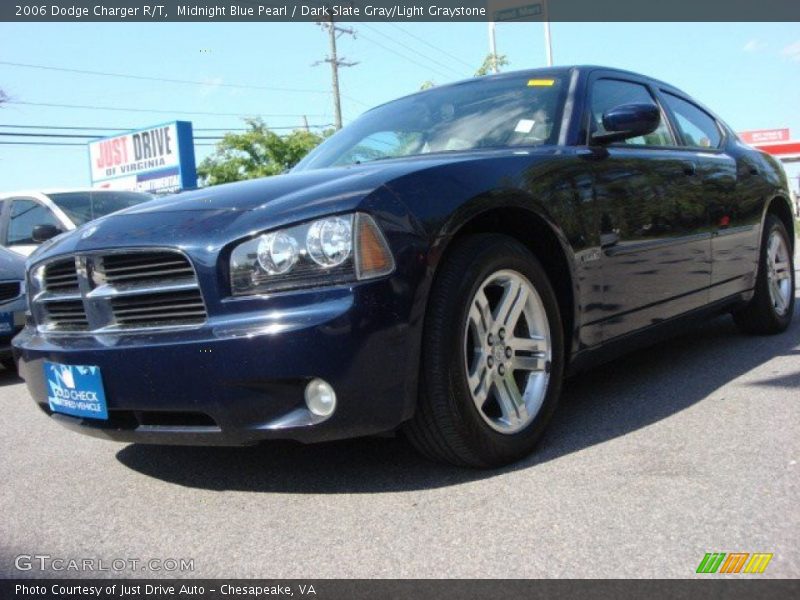 Midnight Blue Pearl / Dark Slate Gray/Light Graystone 2006 Dodge Charger R/T