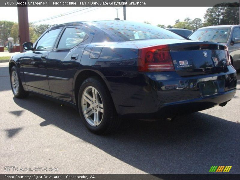 Midnight Blue Pearl / Dark Slate Gray/Light Graystone 2006 Dodge Charger R/T