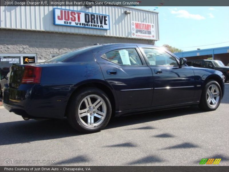 Midnight Blue Pearl / Dark Slate Gray/Light Graystone 2006 Dodge Charger R/T