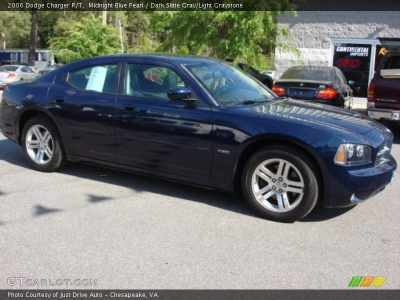 Midnight Blue Pearl / Dark Slate Gray/Light Graystone 2006 Dodge Charger R/T