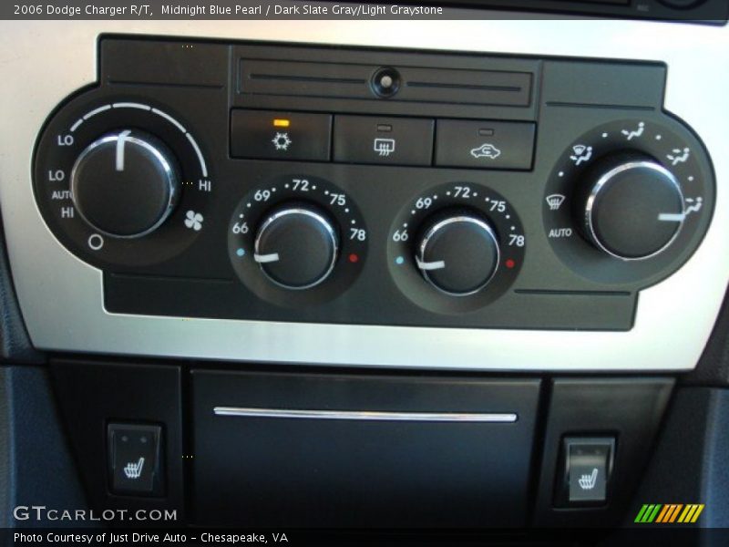 Midnight Blue Pearl / Dark Slate Gray/Light Graystone 2006 Dodge Charger R/T