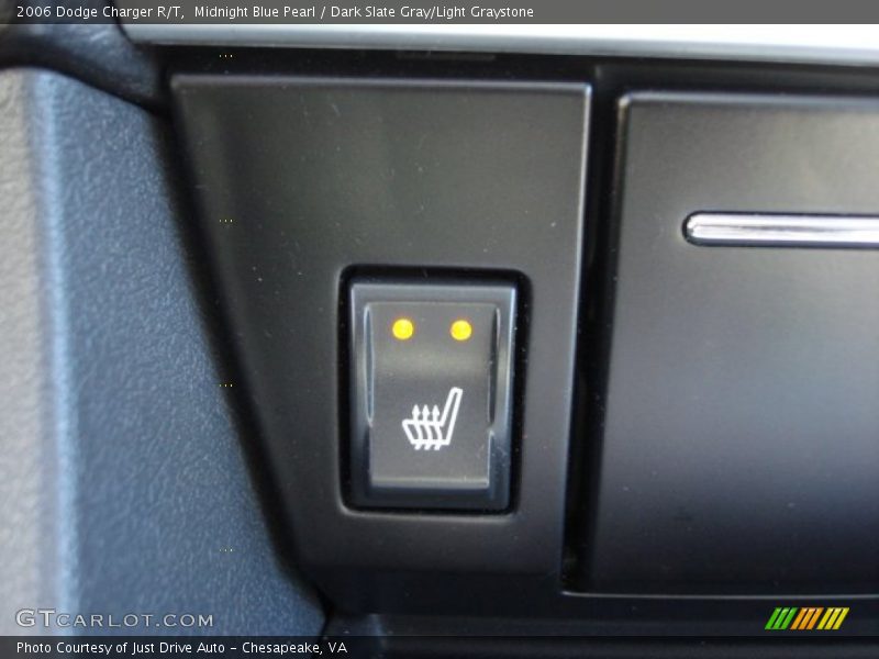 Midnight Blue Pearl / Dark Slate Gray/Light Graystone 2006 Dodge Charger R/T