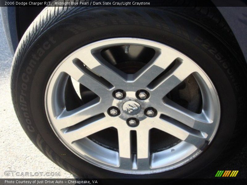 Midnight Blue Pearl / Dark Slate Gray/Light Graystone 2006 Dodge Charger R/T