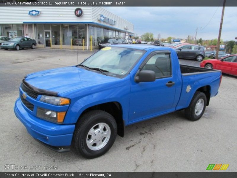 Pace Blue / Medium Pewter 2007 Chevrolet Colorado LS Regular Cab