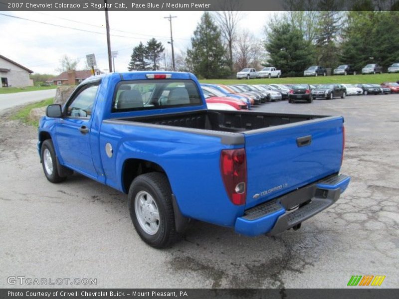 Pace Blue / Medium Pewter 2007 Chevrolet Colorado LS Regular Cab