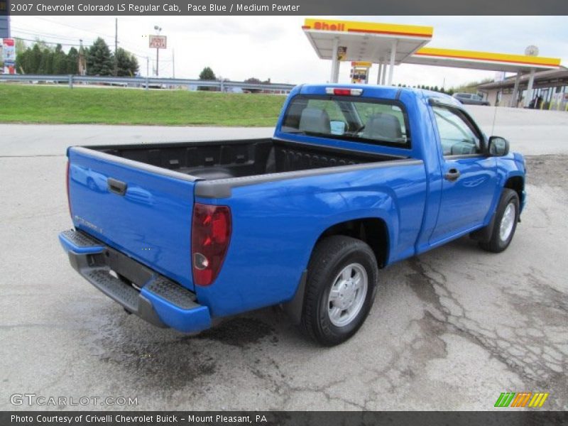 Pace Blue / Medium Pewter 2007 Chevrolet Colorado LS Regular Cab