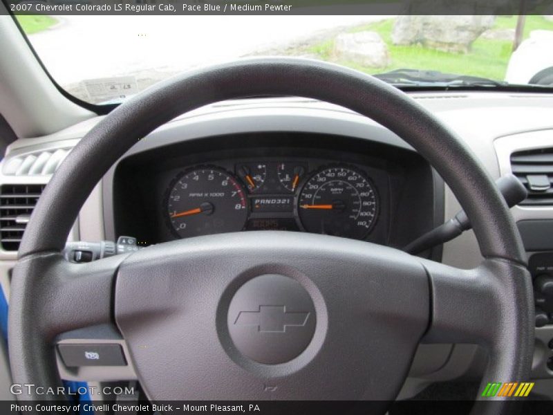 Pace Blue / Medium Pewter 2007 Chevrolet Colorado LS Regular Cab