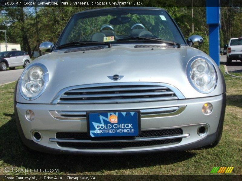 Pure Silver Metallic / Space Grey/Panther Black 2005 Mini Cooper Convertible