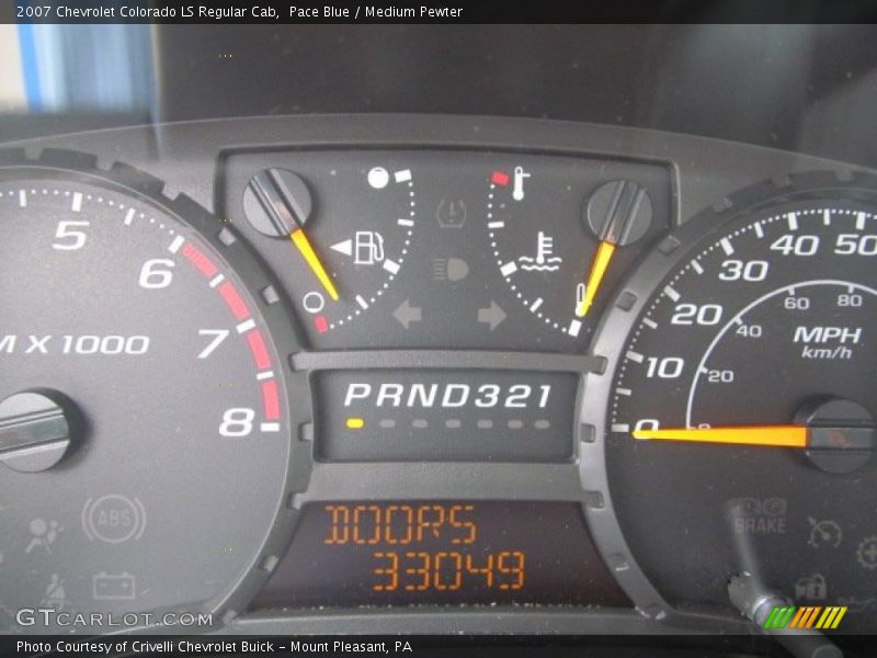 Pace Blue / Medium Pewter 2007 Chevrolet Colorado LS Regular Cab