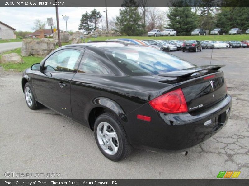 Black / Ebony 2008 Pontiac G5