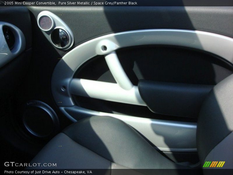 Pure Silver Metallic / Space Grey/Panther Black 2005 Mini Cooper Convertible