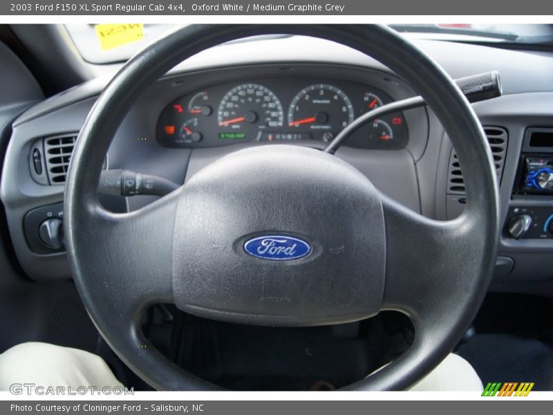  2003 F150 XL Sport Regular Cab 4x4 Steering Wheel