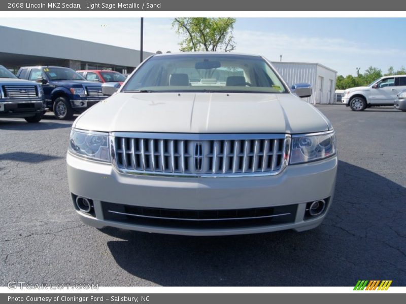 Light Sage Metallic / Sand 2008 Lincoln MKZ Sedan