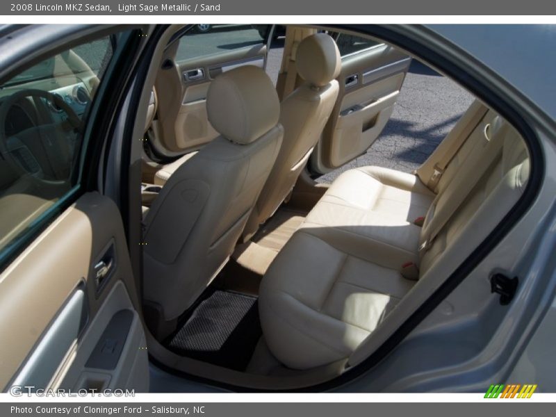 Light Sage Metallic / Sand 2008 Lincoln MKZ Sedan