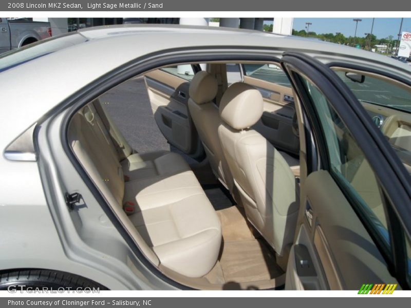 Light Sage Metallic / Sand 2008 Lincoln MKZ Sedan