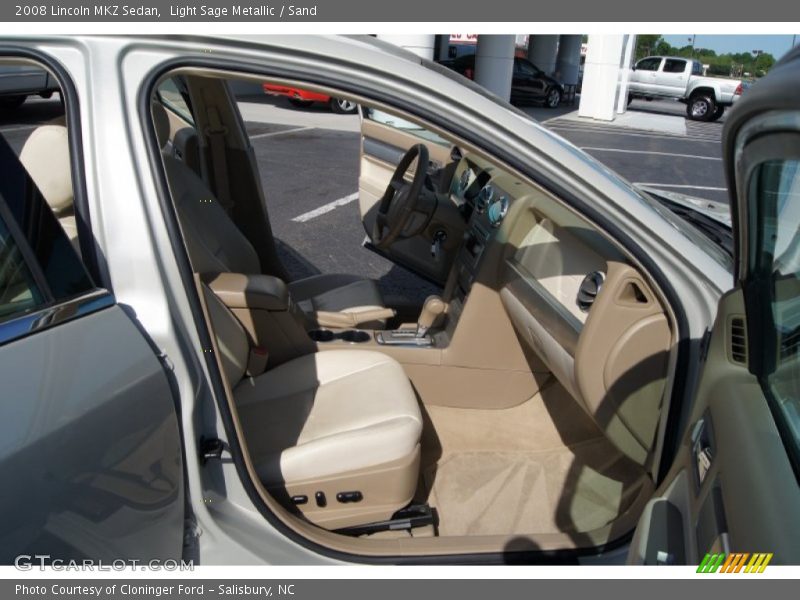 Light Sage Metallic / Sand 2008 Lincoln MKZ Sedan