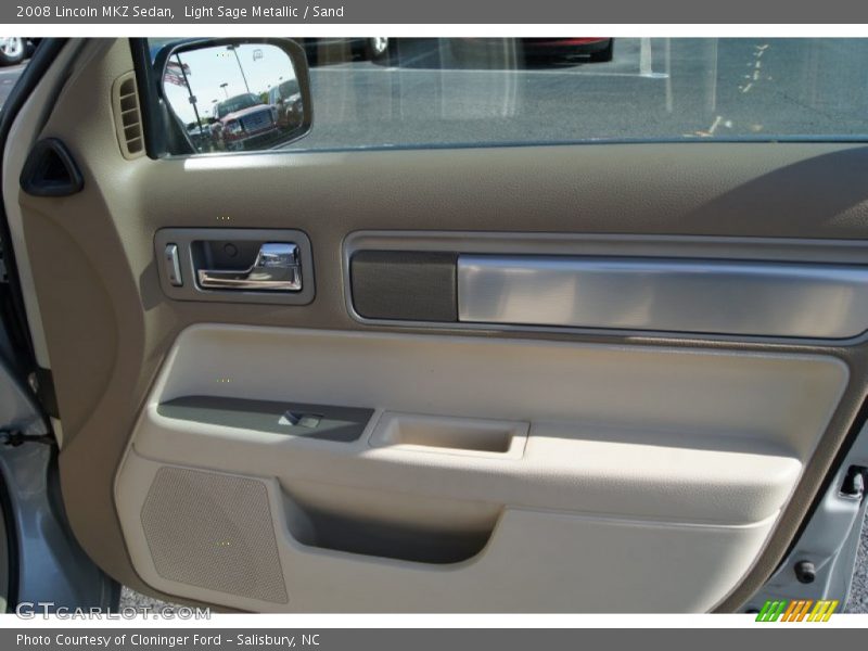 Light Sage Metallic / Sand 2008 Lincoln MKZ Sedan