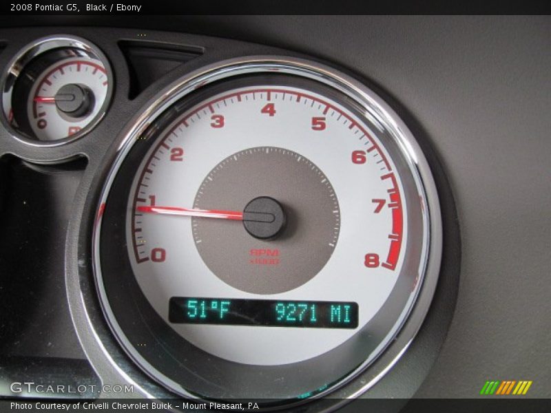 Black / Ebony 2008 Pontiac G5