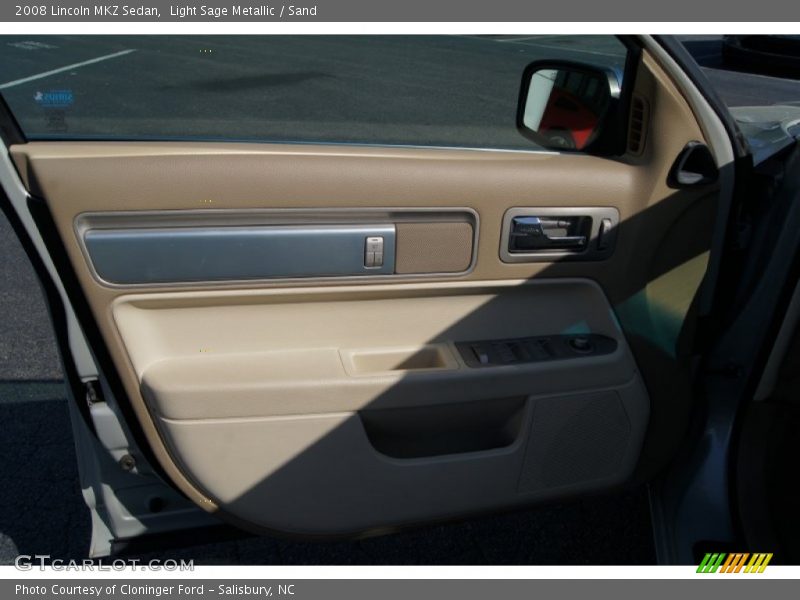 Light Sage Metallic / Sand 2008 Lincoln MKZ Sedan
