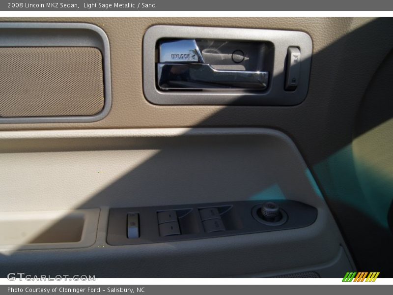 Light Sage Metallic / Sand 2008 Lincoln MKZ Sedan