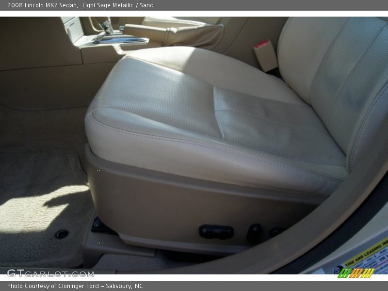 Light Sage Metallic / Sand 2008 Lincoln MKZ Sedan