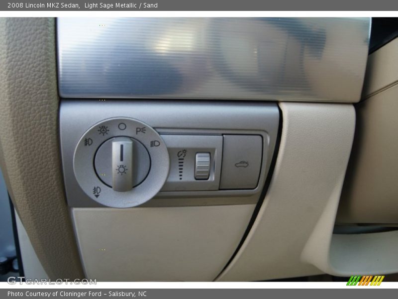 Light Sage Metallic / Sand 2008 Lincoln MKZ Sedan