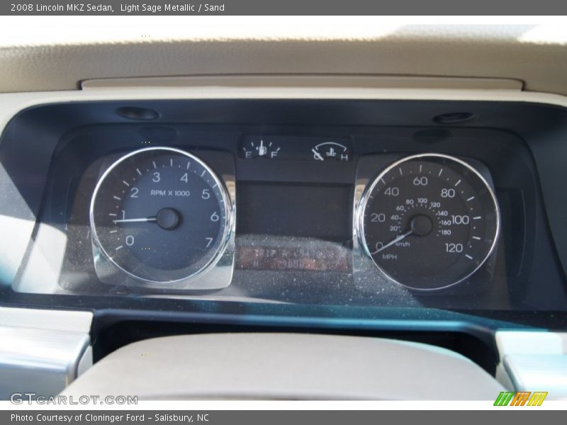 Light Sage Metallic / Sand 2008 Lincoln MKZ Sedan