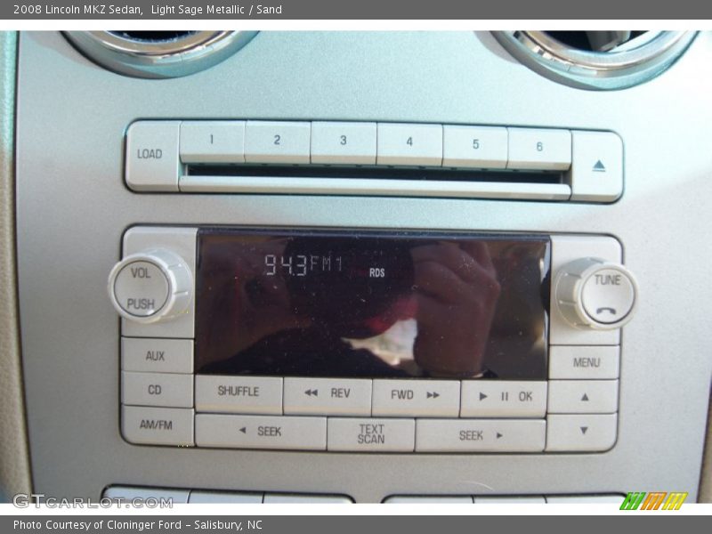 Light Sage Metallic / Sand 2008 Lincoln MKZ Sedan