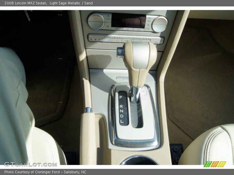 Light Sage Metallic / Sand 2008 Lincoln MKZ Sedan