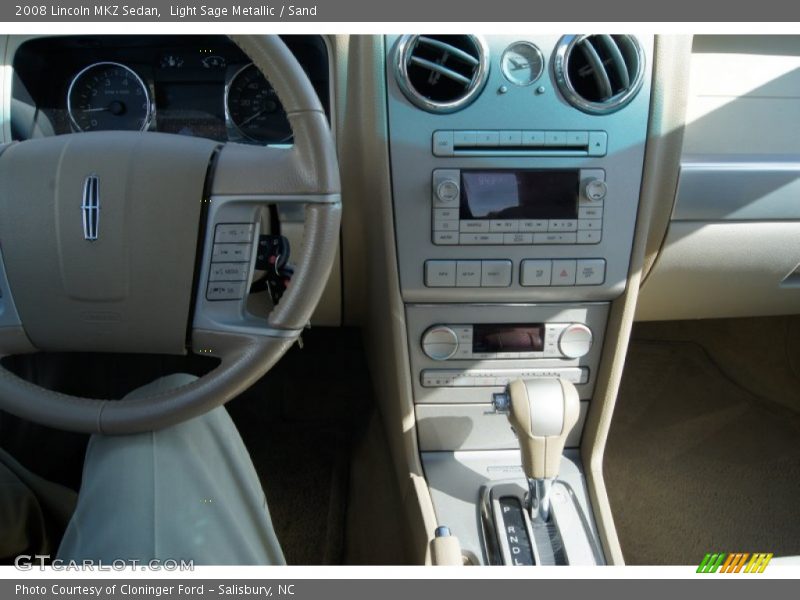 Light Sage Metallic / Sand 2008 Lincoln MKZ Sedan