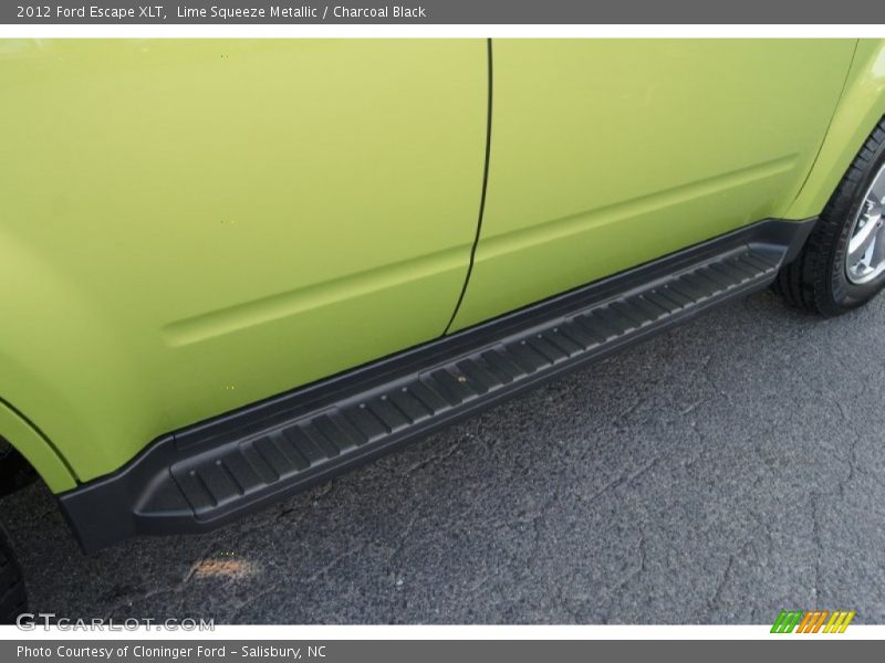 Lime Squeeze Metallic / Charcoal Black 2012 Ford Escape XLT