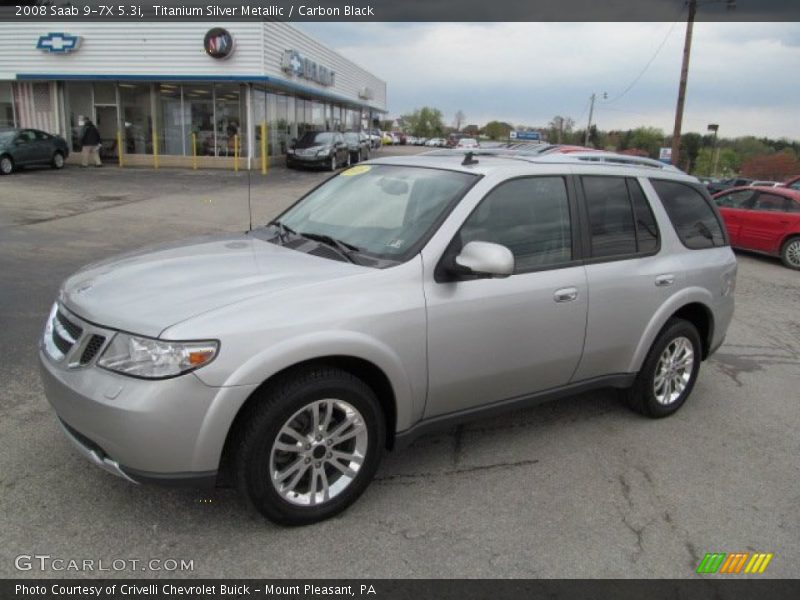 Titanium Silver Metallic / Carbon Black 2008 Saab 9-7X 5.3i